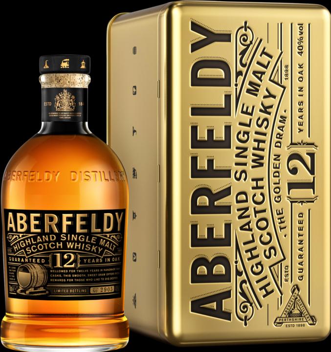 Actual product image Aberfeldy Single Malt (Gold Bar Box) (Single Malt)