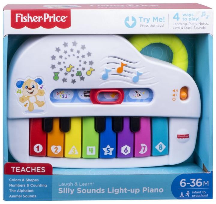 Actual product image Fisher-Price Fisher Price Laugh & Learn Educational Piano with Lights & Sounds for 6+ months GFV21 (Greek)