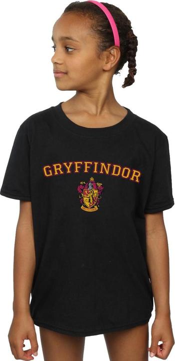 Actual product image Girls Gryffindor Crest Cotton T-Shirt (128)