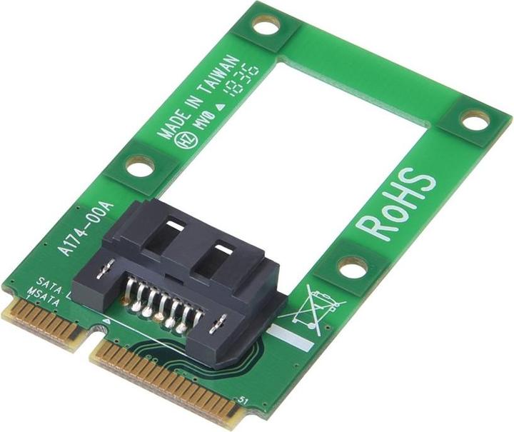 Actual product image Delock SATA adapter mSATA - SATA