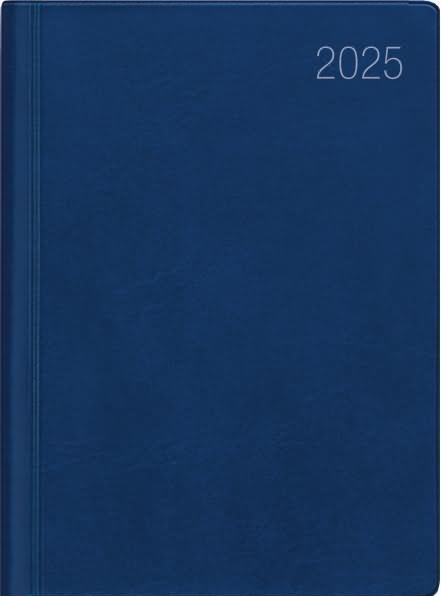 Taschenkalender 2025 blau, 10,2x14,2cm, Taschenplaner mit 400 Seiten im flexiblem (10 x 14 cm, Deutsch)