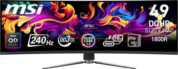 Produktbild MSI MPG 491CQPX QD-OLED (5120 x 1440 Pixel, 49")