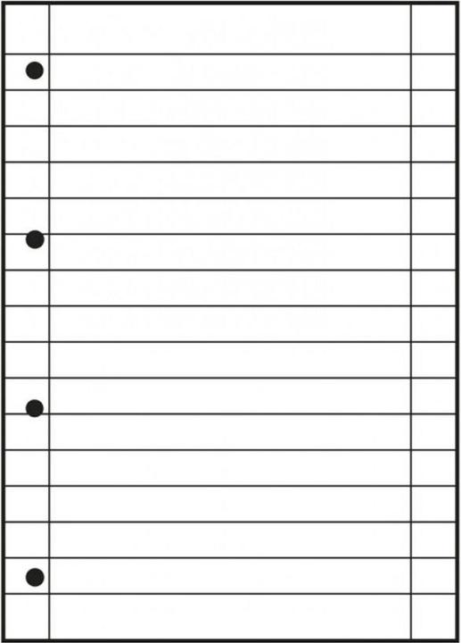 Actual product image Oxford DUO KLASSIK - college notebook (A4, Lined)