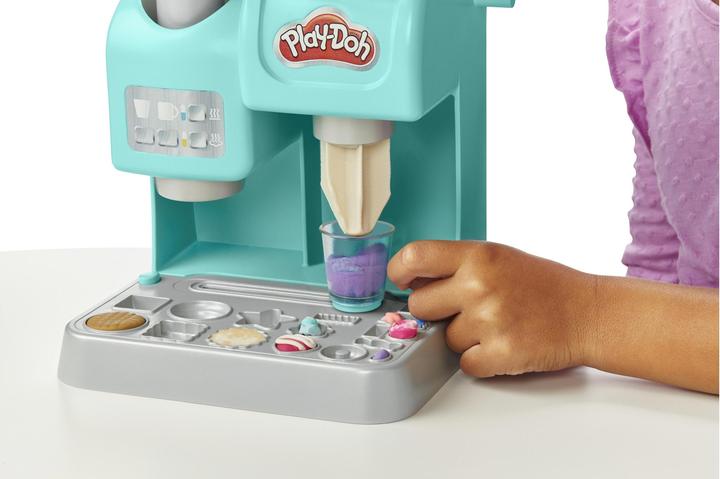 Productafbeelding Play-Doh Kitchen Creations Kneedplezier Café, Café speelset met 20 accessoires en 8 blikken
