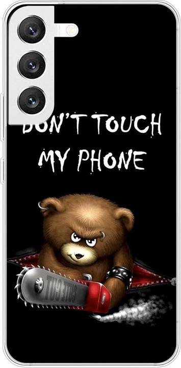 Dont Touch My Phone Bär Schwarz