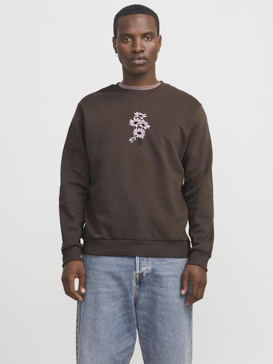 Actual product image Jack & Jones Jorbouquet Emb Sweat C.N Ft Styd Aw24 (M)