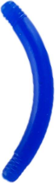 Actual product image Star Piercing Micro banana stick dark blue (Acrylic, without brass)