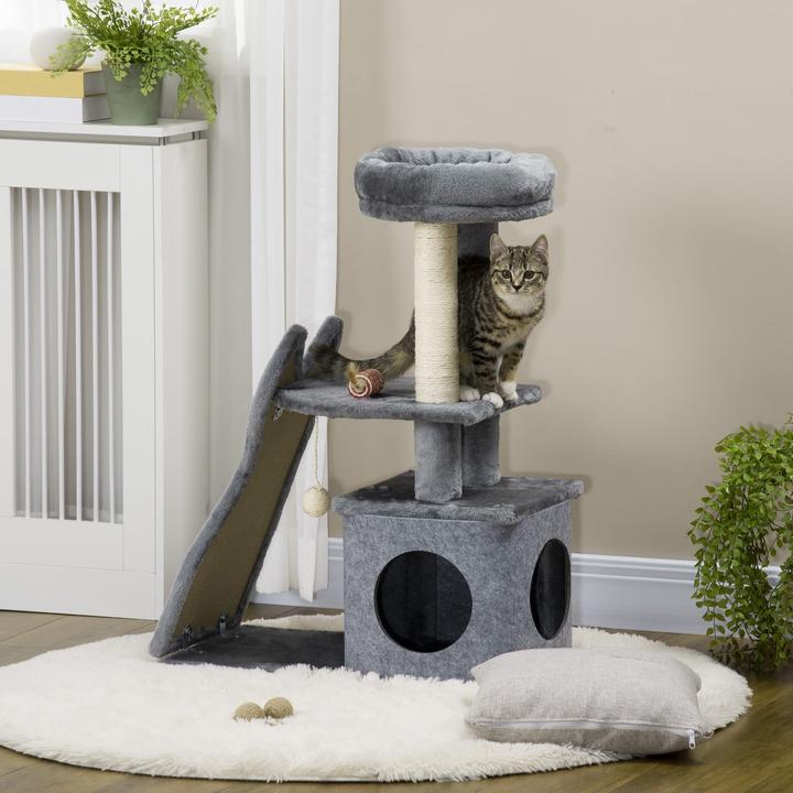 Actual product image Jamb Scratching post (83 cm, Cream, Grey)
