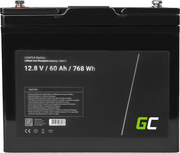 Produktbild GreenCell Akku (12.80 V, 60 Ah)