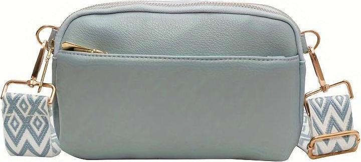 Only-Bags.Store Mini-Crossbody-Tasche, quadratische Geldbörse mit breitem Schulterriemen, stilvolle