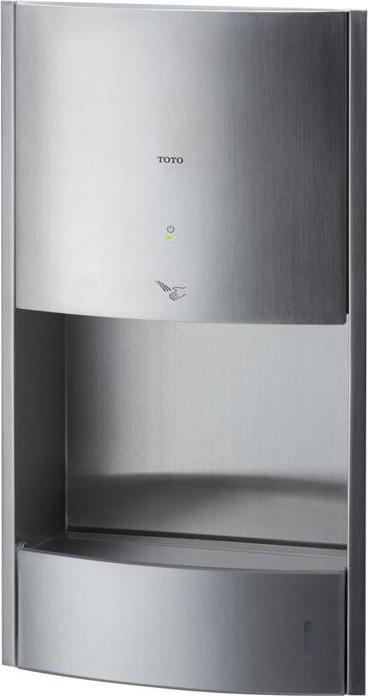 Image du produit TOTO Sèche-mains COMMERCIAL modèle encastré argent