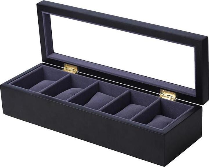 Immagine prodotto JTI Scatola per 5 orologi, legno - nero