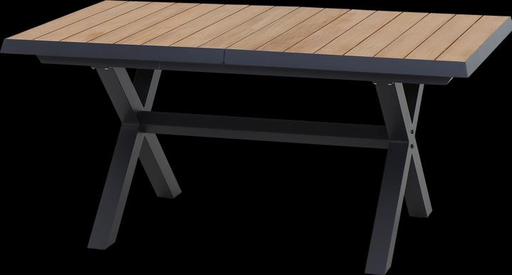Image du produit Siena Garden Sincro Ausziehtisch 160/200x90cm matt anthrazit / Teak FSC (160 cm)