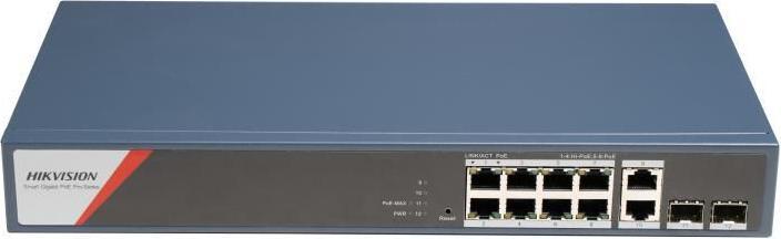 Actual product image Hikvision 8 Port Gigabit Smart POE (8 Ports)