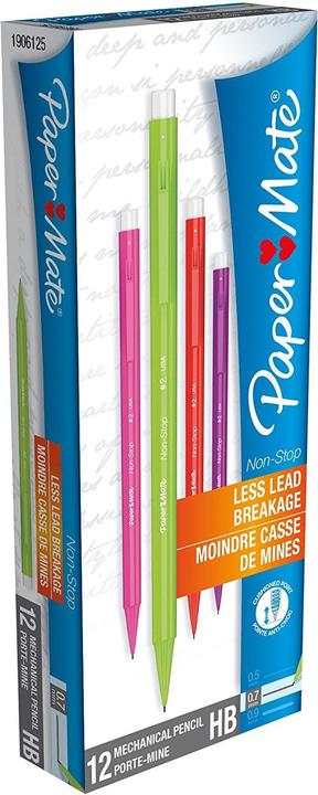 Image du produit Paper Mate Feutre Non-Stop NEON couleur assortie 12 pcs (0.70 mm, HB, 12 x)