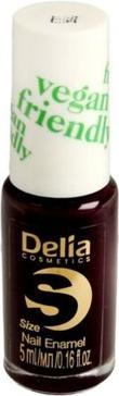 Actual product image Delia Cosmetics Cosmetics Vegan Friendly Nail Polish Size S No. 225 Black Berry 5ml
