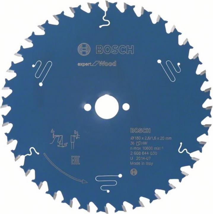 Actual product image Bosch Professional Zubehör Circular saw blade Expert for Wood, 190 x 30 x 2.6 mm, 24