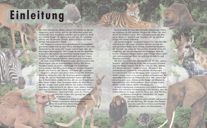 Produktbild Erlebniswelt Wissen Säugetiere (Deutsch, 2022)