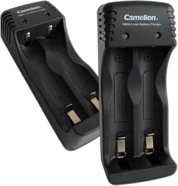Image du produit Camelion Chargeur avec câble de charge Micro USB adapté à 1 ou 2 accus Li-ion 18650 (Chargeurs sans batterie)