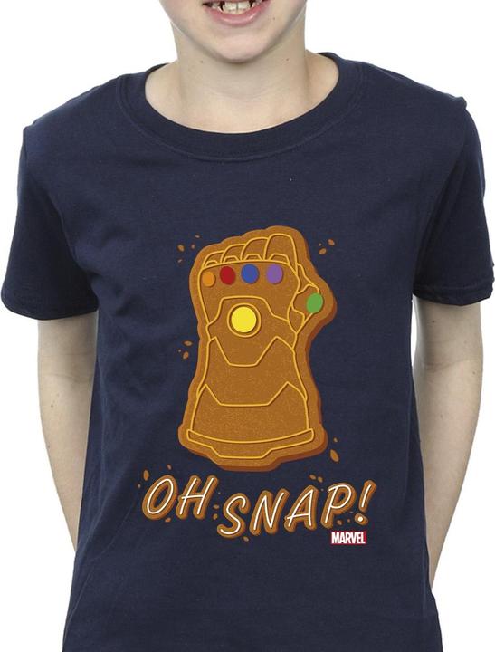 Actual product image Boys Thanos Oh Snap T-Shirt (128)
