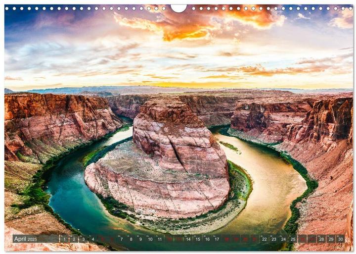 Produktbild Atemberaubendes Amerika - Die schnsten Nationalparks im Westen der USA (Wandkalender 2025 DIN A (A5, Deutsch)