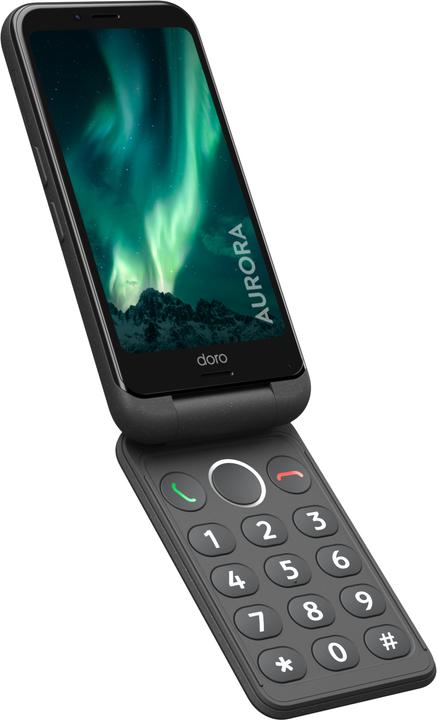 Actual product image Doro Aurora 21 (64 GB, Graphites, 4.50", 13 Mpx, 4G)