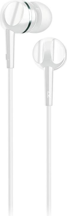 Actual product image Motorola Earphone EARBUDS 105 WHT (No noise cancelling, Cable)