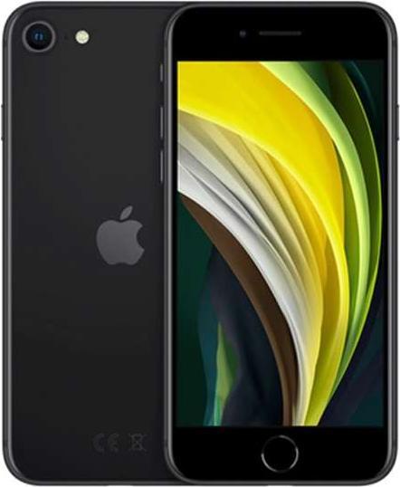 Produktbild Trant.ch iPhone SE 2020 (64 GB, Schwarz, Black, 4.70", 12 Mpx, Hybrid Dual SIM, B / Sehr gut)