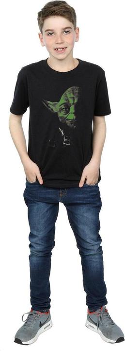 Image du produit Star Wars - T-shirt YODA GREEN FACE - Garçon (140, 146)