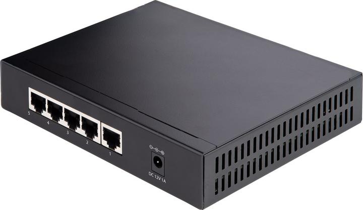 StarTech Unmanaged 2.5G Switch 5 Port Gigabit Switch 2.5GBASE-T Unmanaged Switch Backward Compat (5 Ports)