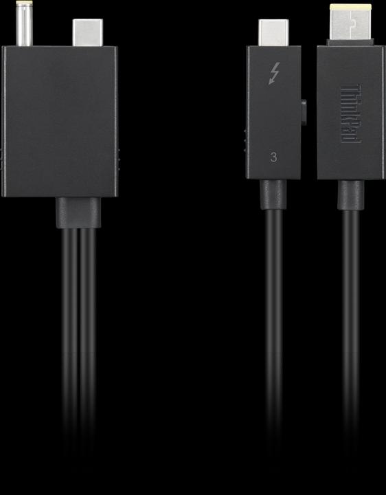 Actual product image Lenovo ThinkPad Tunderbolt 4 WorkStation Dock Split Cable (0.70 m, USB 4.0)