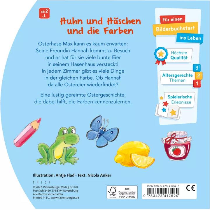 Image du produit Ravensburger Frohe Ostern, kleines Huhn! (Allemand)