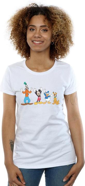 Actual product image Disney Womens/Ladies Mickey Mouse Friends Cotton T-Shirt (L)