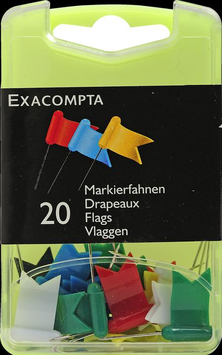 Produktbild Exacompta Markierfahnen, multicolor (20 Stück, 16 mm)