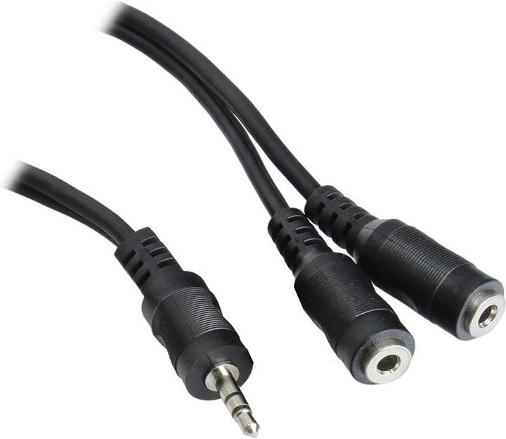 Immagine prodotto InLine Spina a Y con cavo a 3,5 jack (0.20 m, Connettore da 3,5 mm (AUX))