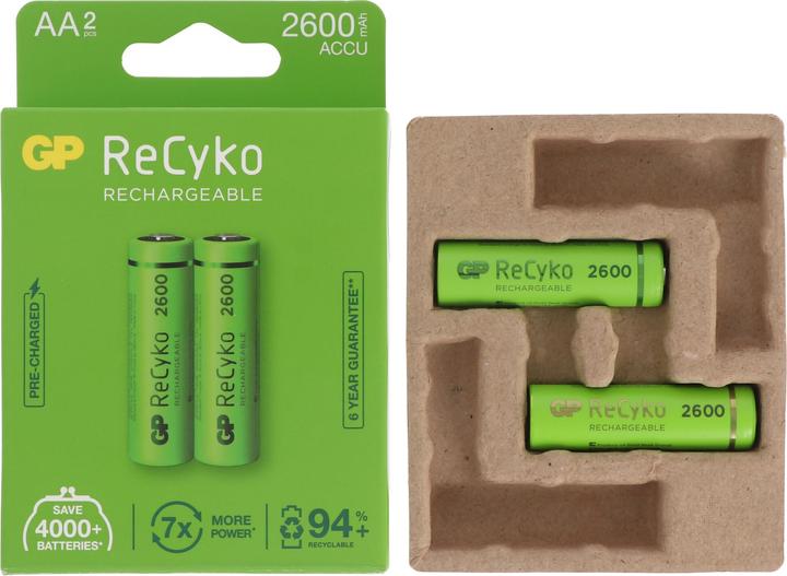Actual product image GP Batteries ReCyko (1 pcs., AA, 2600 mAh)