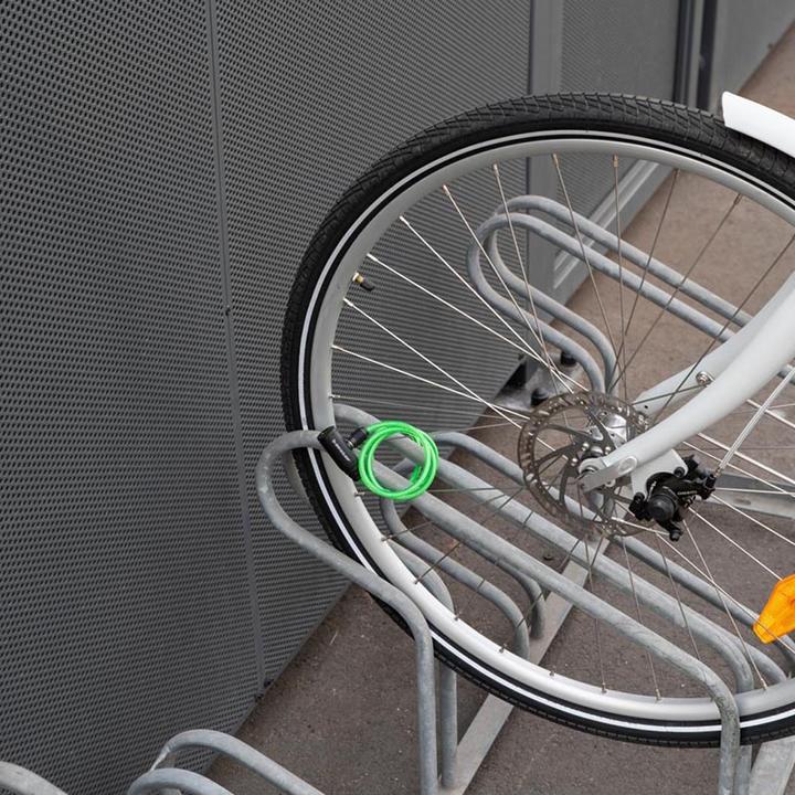 Actual product image Dunlop - Spiral-Fahrradschloss mit Schlüssel 90 cm (Grün)