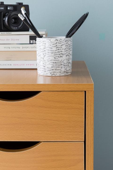 Immagine prodotto FineBuy Roll container in legno impiallacciato faggio