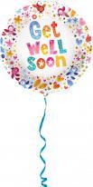 Immagine prodotto Folat Palloncino Get Well Soon Flowers - 45 cm