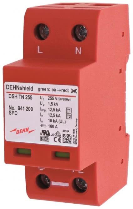 Actual product image Dehn SOEHNE Combined lightning current and surge arrester TNSysteme DSH TN 255