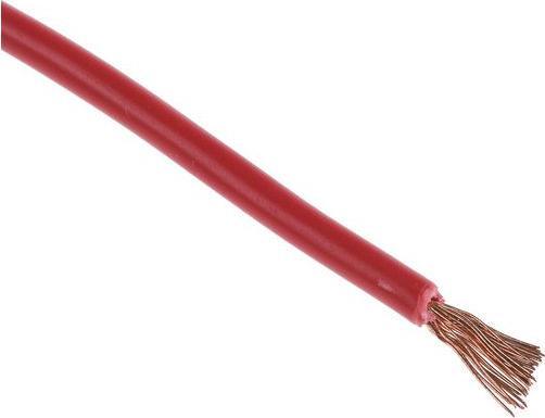 Actual product image Rs Pro 2491X red equipment wire,1.5sq.mm 100m (0.18 m)