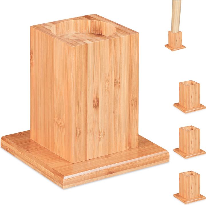 Relaxdays 4 rehausseurs de meuble, 14 cm de hauteur