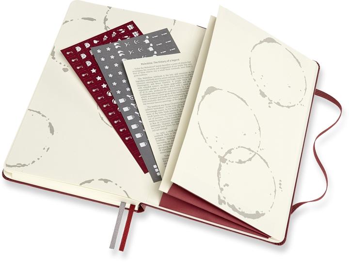 Image du produit Moleskine Passion Journal L/A5, Vin, couverture rigide, Darkred (A5, Règle spéciale, Couverture rigide)