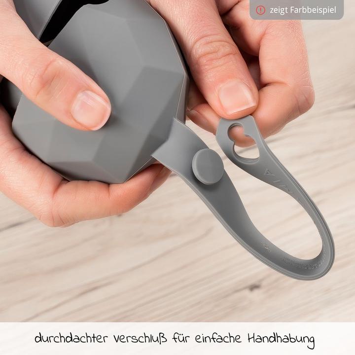 Produktbild MiaMia Schnullerboxen Silikon-Schnullerbox / Schnullerhalter - Diamant - (1 x)