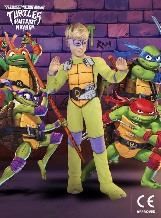 Actual product image Metamorph Teenage Mutant Ninja Turtles – Donatello Kostüm für Kinder (158, 164)