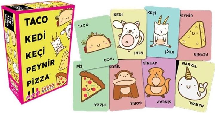 Immagine prodotto Swissgames-Spiele Gioco di carte per la pizza al formaggio di capra di Taco Cat (Tedesco, Francese, Italiano, Inglese)
