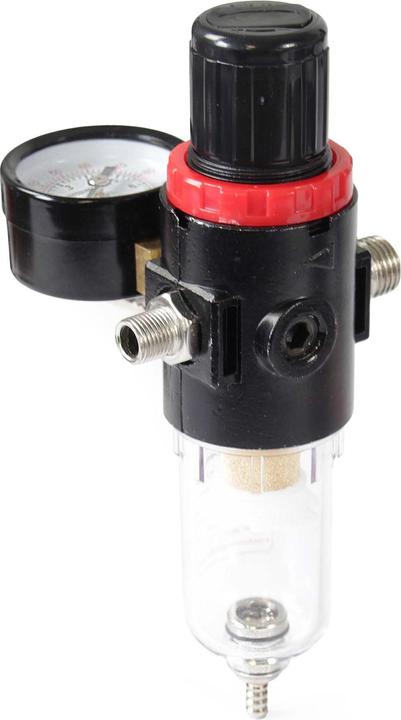 Produktbild Wiltec Airbrush Kompressor Druckregler Filter Wasserabscheider bis 7 bar 9,51mm 12,91mm