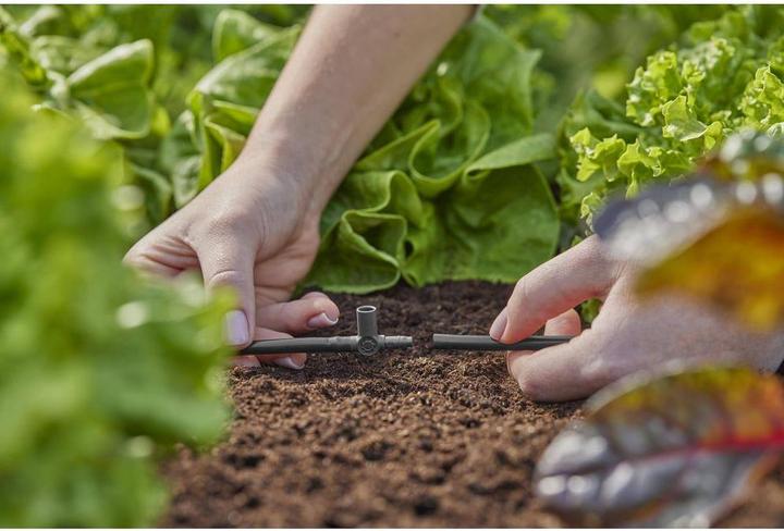 Actual product image Gardena Micro-Drip-System T-piece for spray nozzles (Drip irrigation connector + branch)