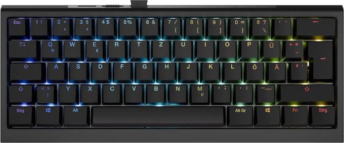 Actual product image Ducky One X Mini (DE, Wireless, Cable)
