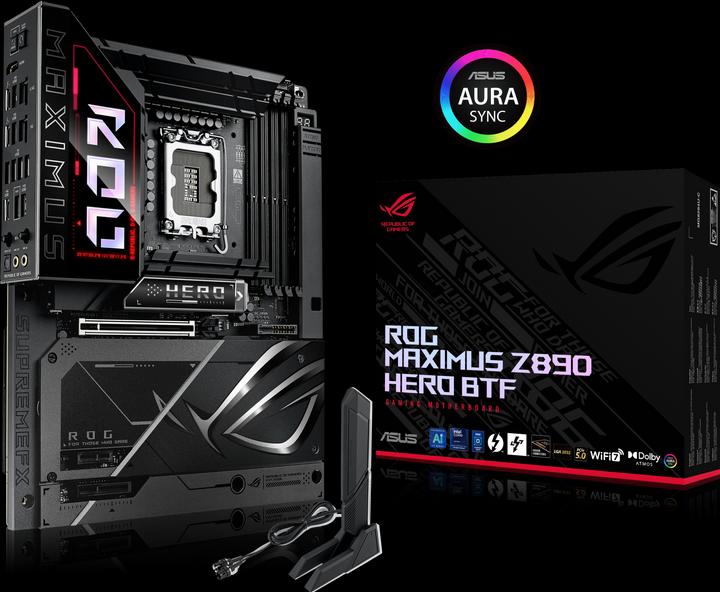 Actual product image ASUS Rog Maximus Z890 Hero Btf (LGA 1851, Intel Z890, ATX)